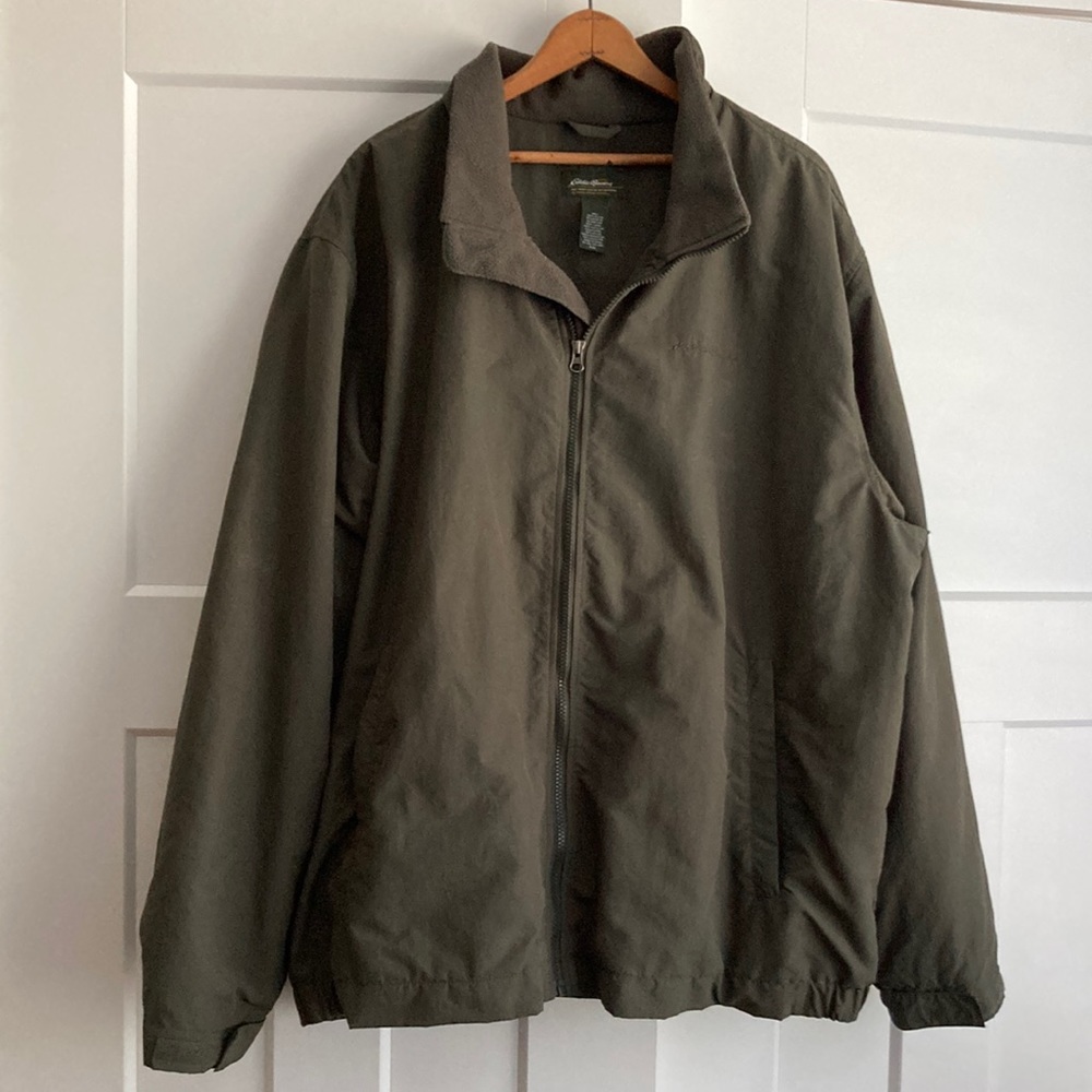 Men’s XXL Eddie Bauer fleece lined jacket